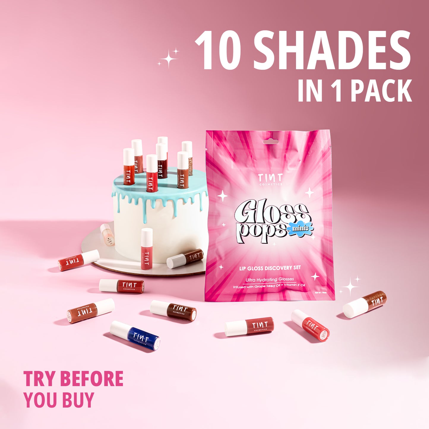 Gloss Pops Discovery Set of 10