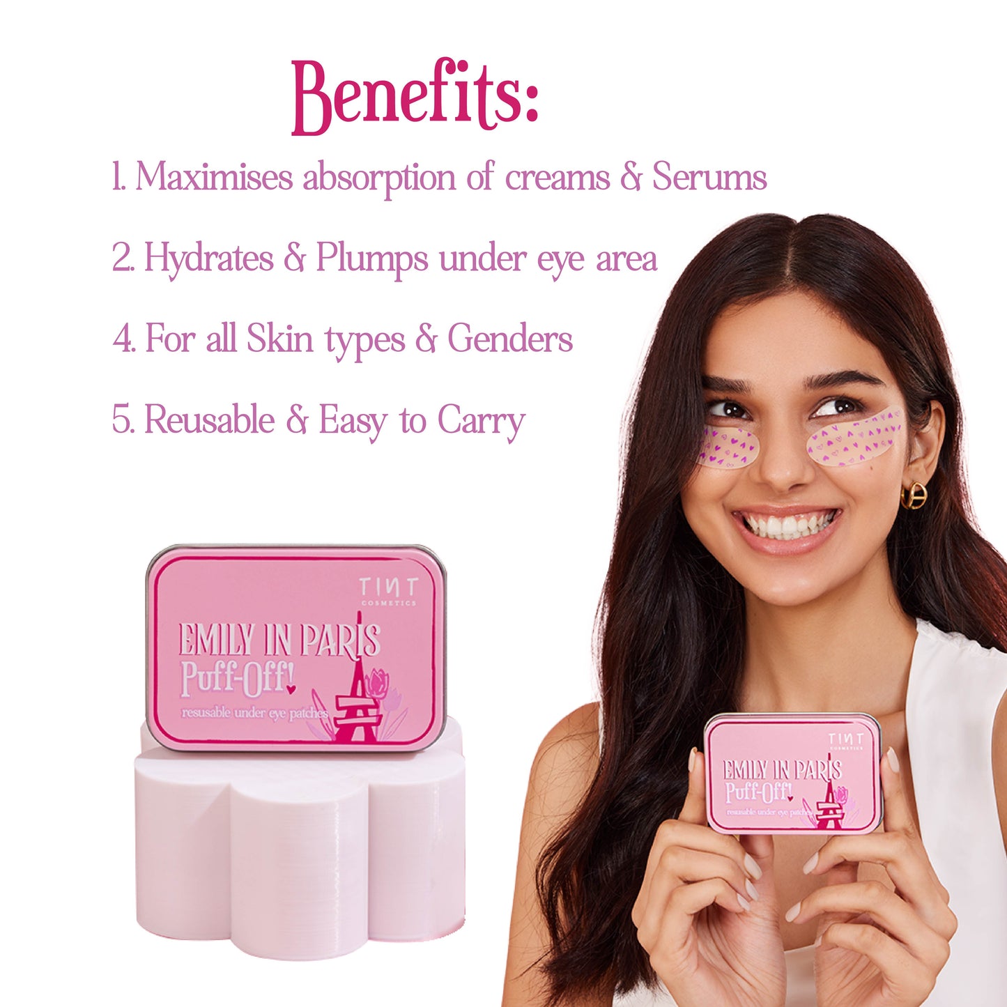 Puff Off! Reusable Under Eye Patches