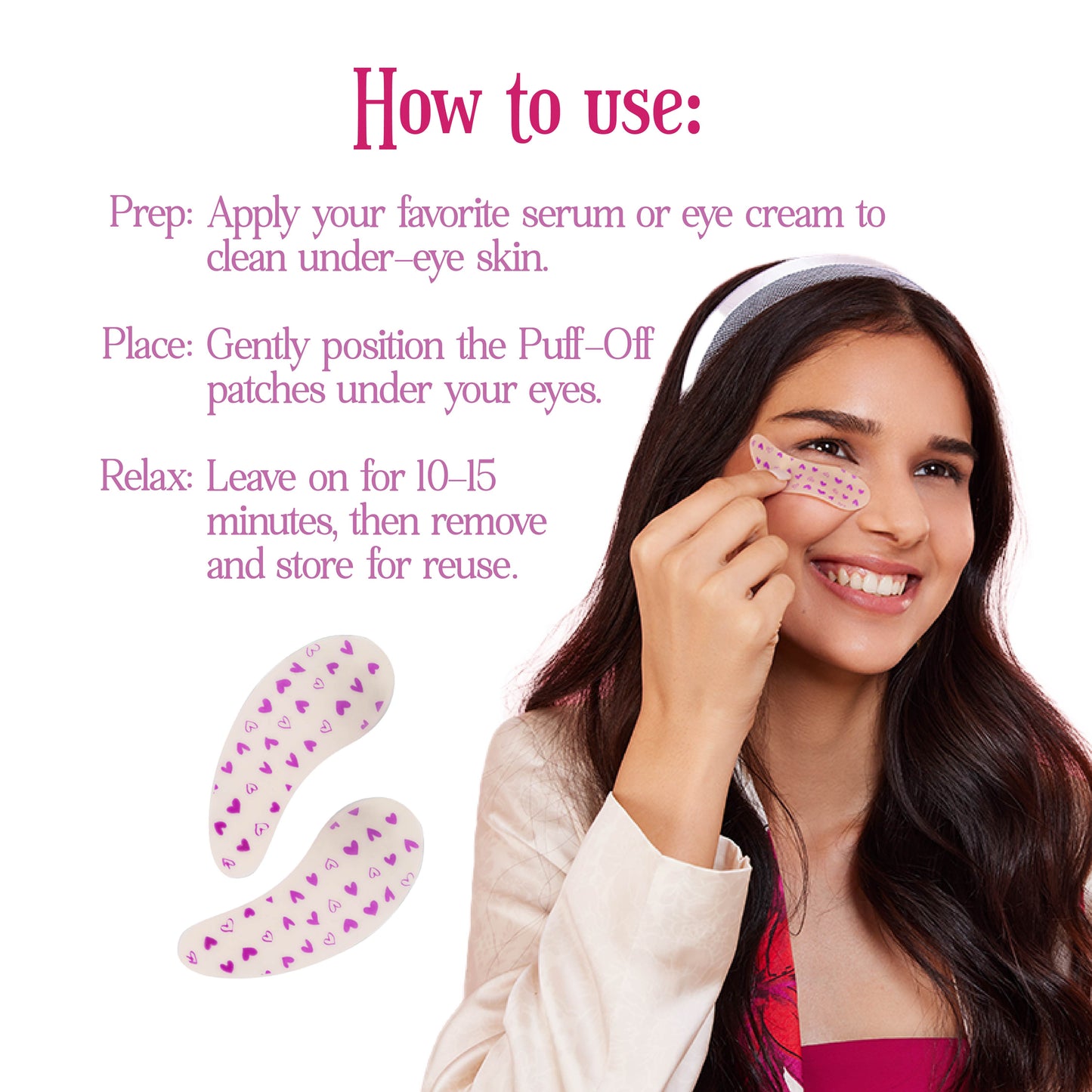 Puff Off! Reusable Under Eye Patches
