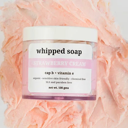 Strawberry Cream Whipped Soap