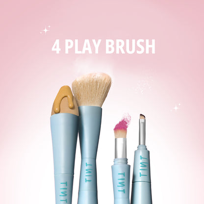 Best Seller Combo(Lip Gloss + Lip & Cheek Tint + 4 Play Brush + Stamp & Slay Eyeliner)