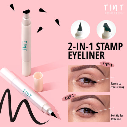 Stamp & Slay Eyeliner + Hydrating Lip Gloss