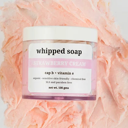 Strawberry Cream Whipped Soap